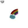Tatouage éphémère coloré motif arc-en-ciel