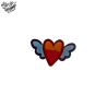 Tatouage éphémère coloré motif cœur à ailes