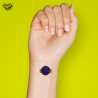 Tatouage éphémère Halloween coloré motif bonbon violet