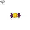 Tatouage éphémère Halloween coloré motif bonbon pois magiques