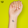 Tatouage éphémère motif feuille d’automne