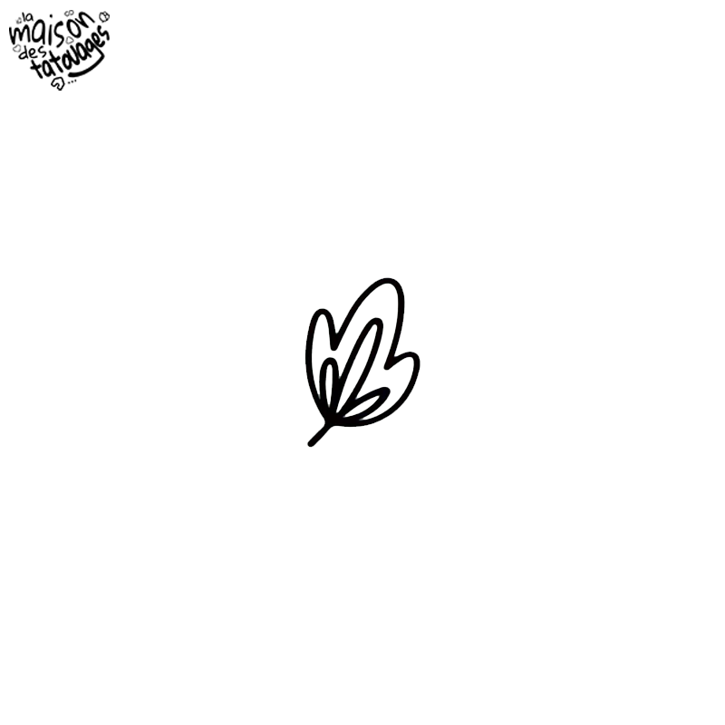 Tatouage éphémère motif feuille poétique l’empreinte du vivant