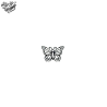 Tatouage éphémère motif papillon fin