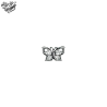 Tatouage éphémère motif papillon orné