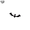 Tatouage éphémère Halloween motif chauve-souris féline