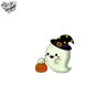 Tatouage éphémère Halloween coloré motif fantôme gourmand