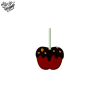 Tatouage éphémère Halloween coloré motif pomme d'amour délice ensorcelé