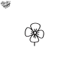 Tatouage éphémère motif fleur simple
