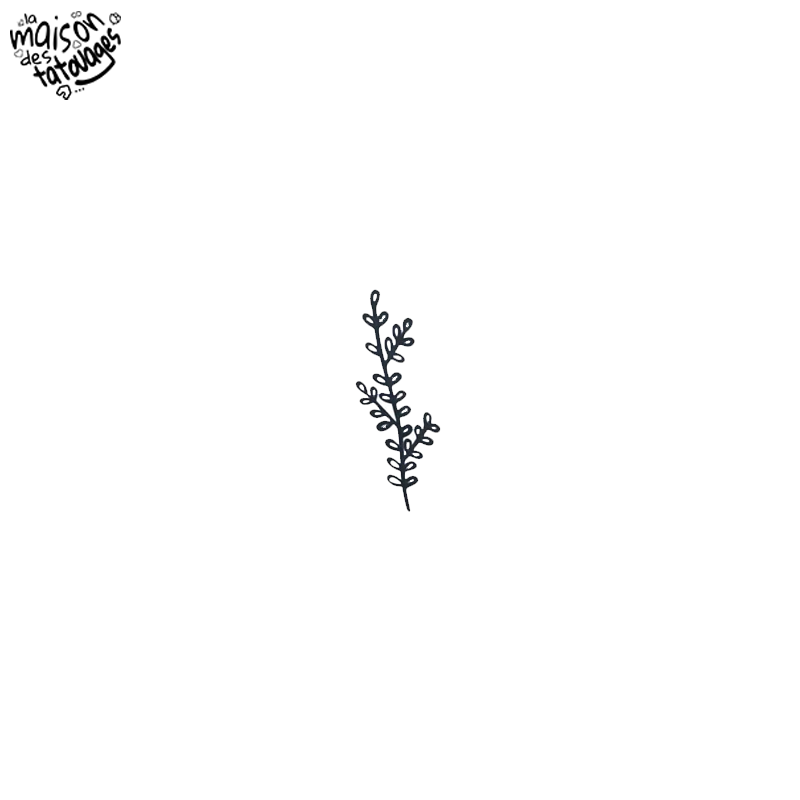 Tatouage éphémère motif branche