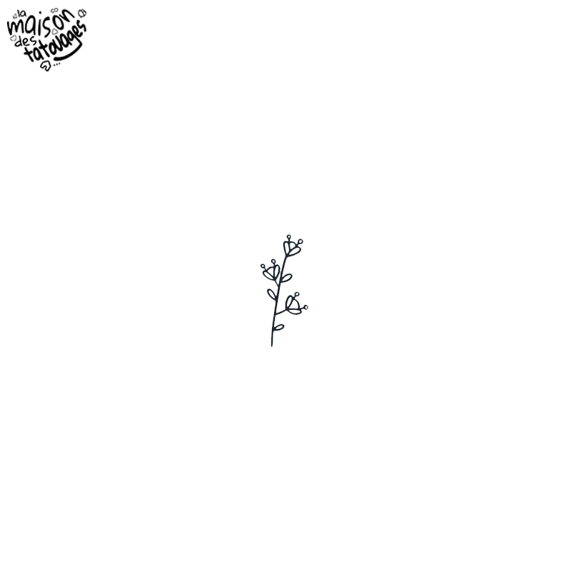 Tatouage éphémère motif branche florale les promesses du printemps