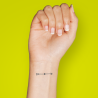 Tatouage éphémère motif flèche cœur