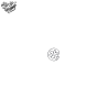 Tatouage éphémère motif fleur cercle