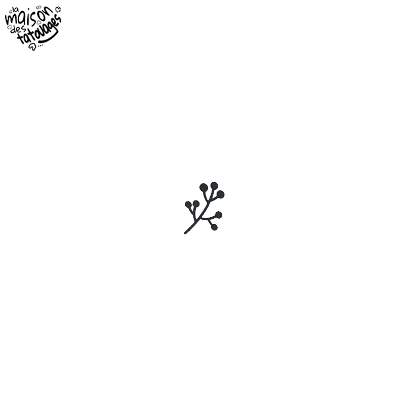 Tatouage éphémère motif branche sans feuille