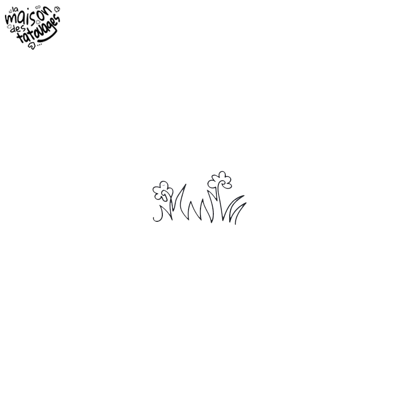 Tatouage éphémère motif prairie joyeuse