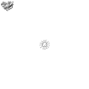 Tatouage éphémère motif soleil sourire