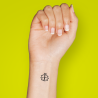 Tatouage éphémère motif coccinelle