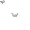 Tatouage éphémère motif papillon très élégant