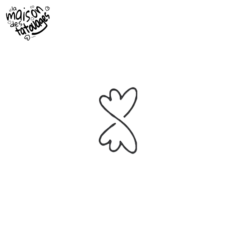 Tatouage éphémère papillon ludique