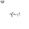 Tatouage éphémère écriture : free