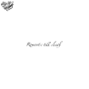 Tatouage éphémère écriture : romantic till cleath