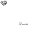 Tatouage éphémère écriture : dream