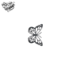 Tatouage éphémère papillon élancé