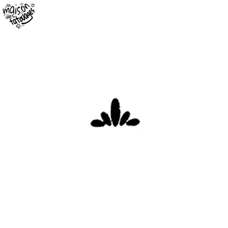 Tatouages éphémères fins : fleur de lotus