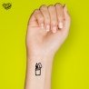 Tatouages éphémères fins : briquet