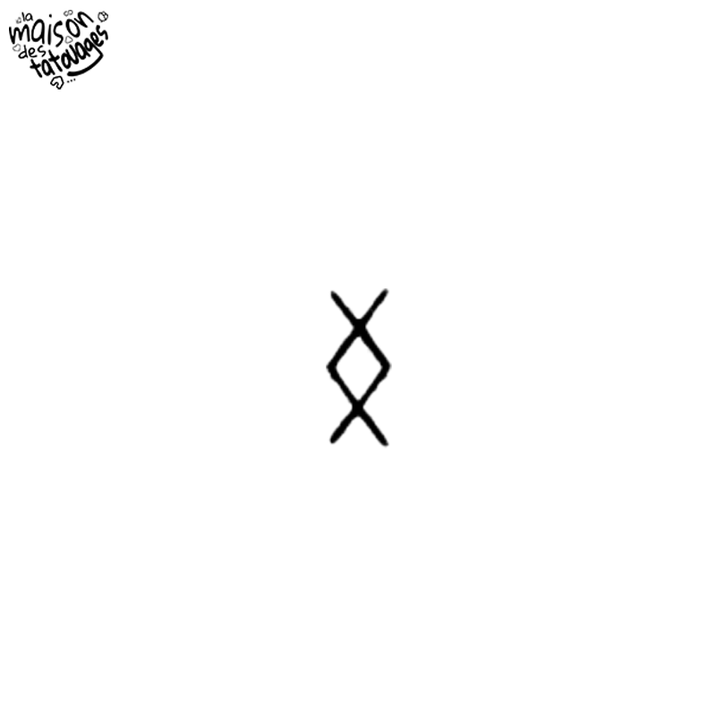 Tatouages éphémères fins : losange