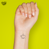 Tatouage éphémère café chaud