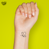 Tatouage éphémère petit papillon