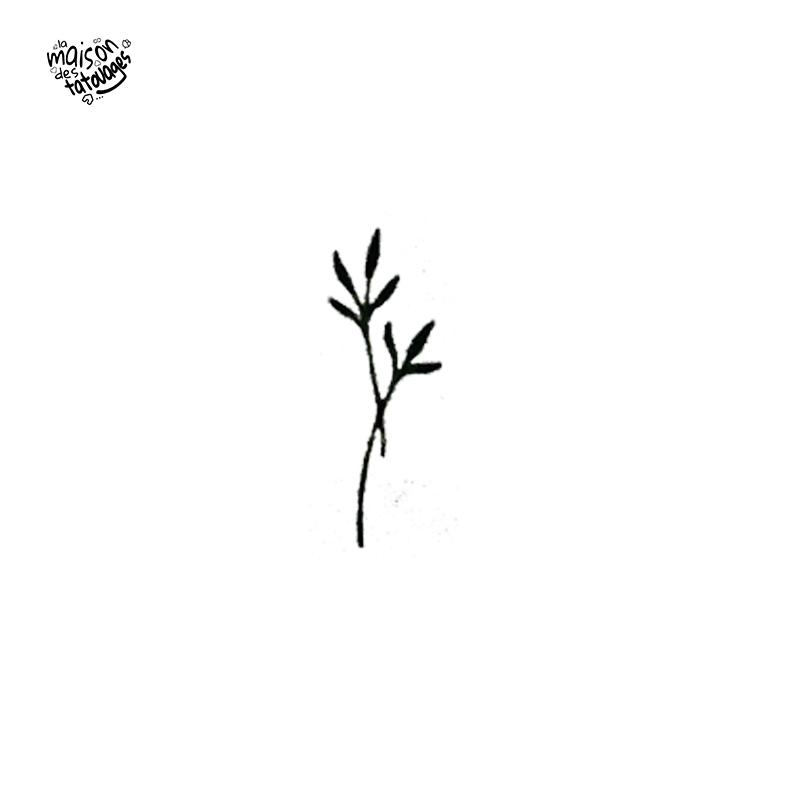 Tatouage éphémère fleur raffiner
