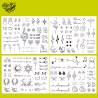 Tatouage éphémère collection mystique - 4 planches