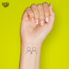 Tatouage éphémère lien