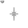 Tatouage éphémère étoile minimaliste