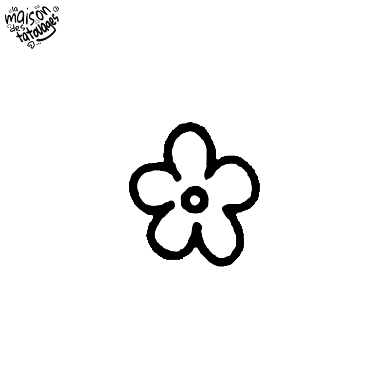 Tatouage éphémère motif fleur
