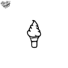 Tatouage éphémère motif glace