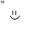 Tatouage éphémère motif smiley sourire