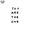 Tatouage éphémère mot : you are the one