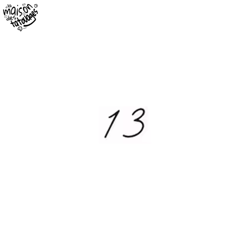 Tatouage éphémère motif : 13