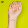 Tatouage éphémère motif boomerang