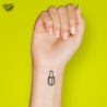 Tatouage éphémère motif vernis